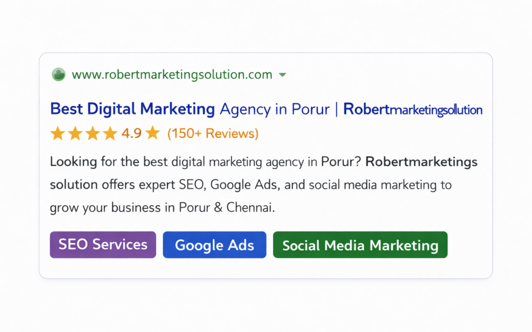 Best Digital Marketing Agency in Porur & Chennai